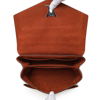 Exclusive Louis Vuitton Caramel Creme Black Soft Calfskin My Lockme Top Handle — Alternate View 8