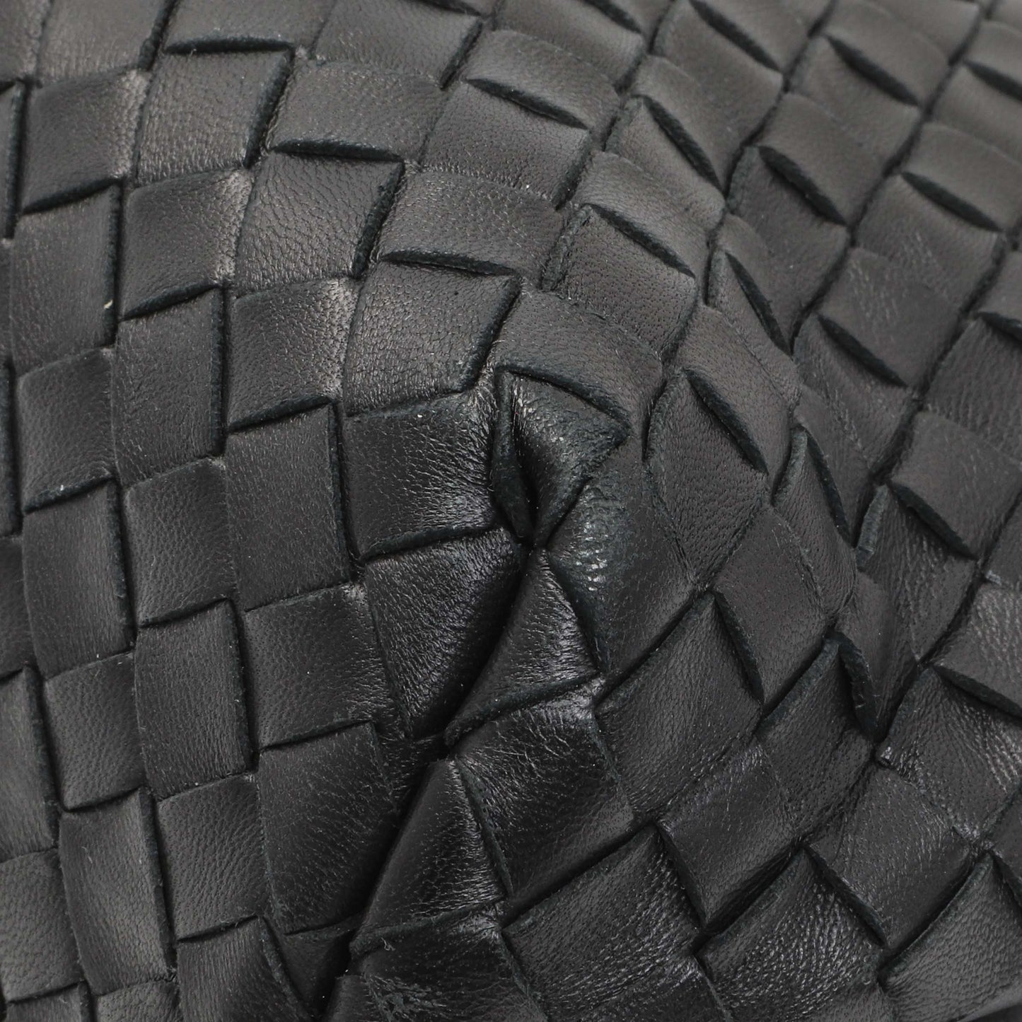 Exclusive Bottega Veneta Black Nappa Intrecciato Small Olimpia Shoulder Bag — Alternate View 7