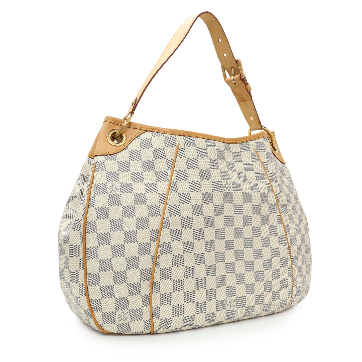 Exclusive Louis Vuitton Damier Azur Galliera PM — Side View
