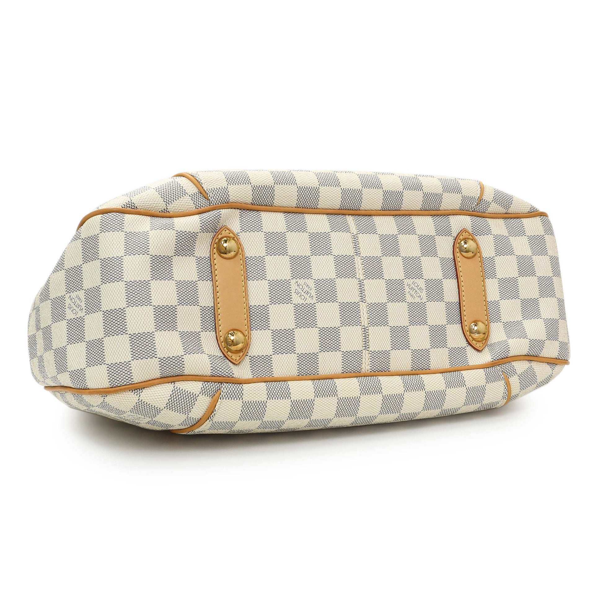Exclusive Louis Vuitton Damier Azur Galliera PM — Back View