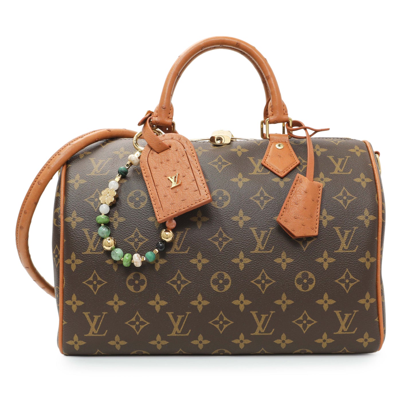 Exclusive Louis Vuitton Monogram Speedy Soft 30 Boho — Front View