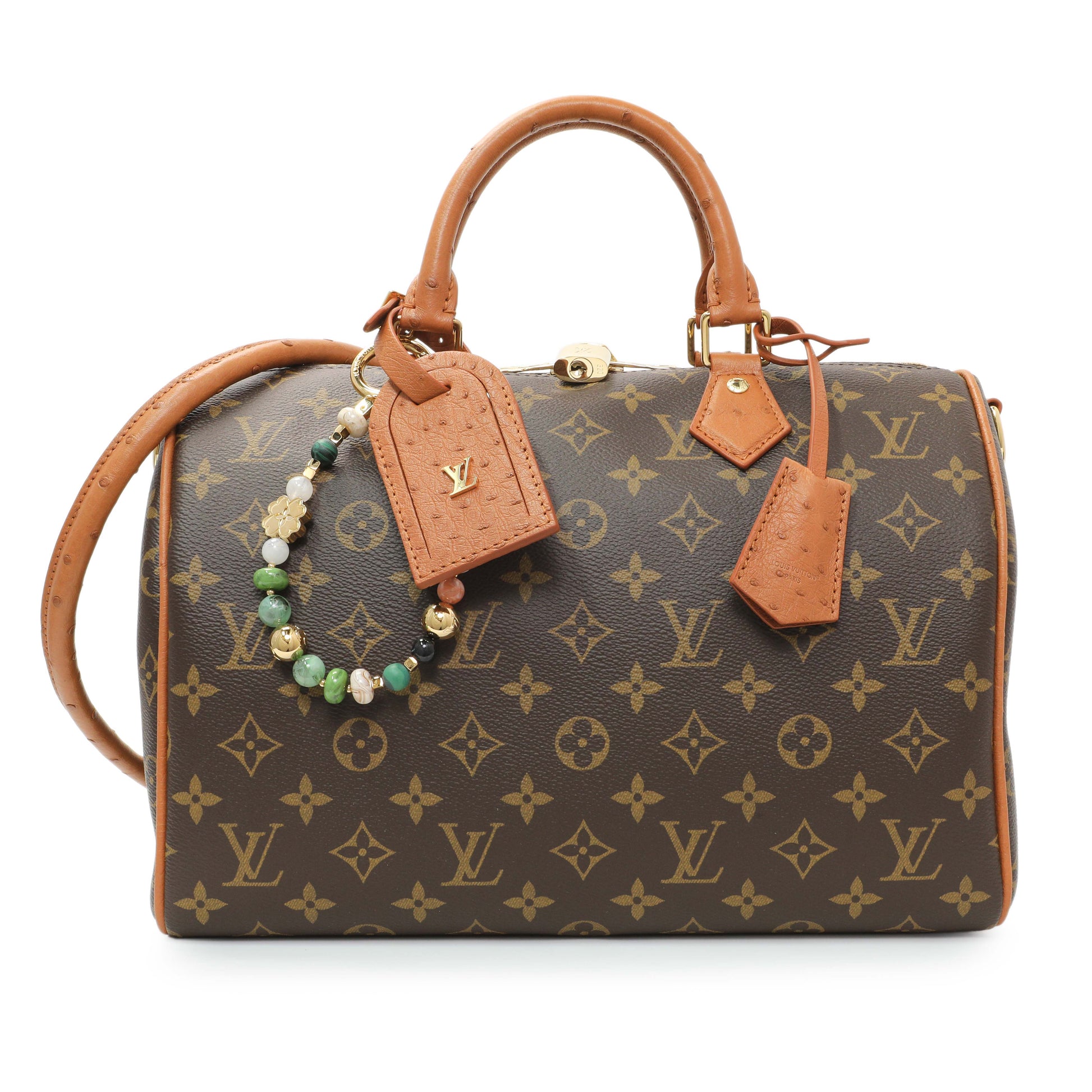 Exclusive Louis Vuitton Monogram Speedy Soft 30 Boho — Front View