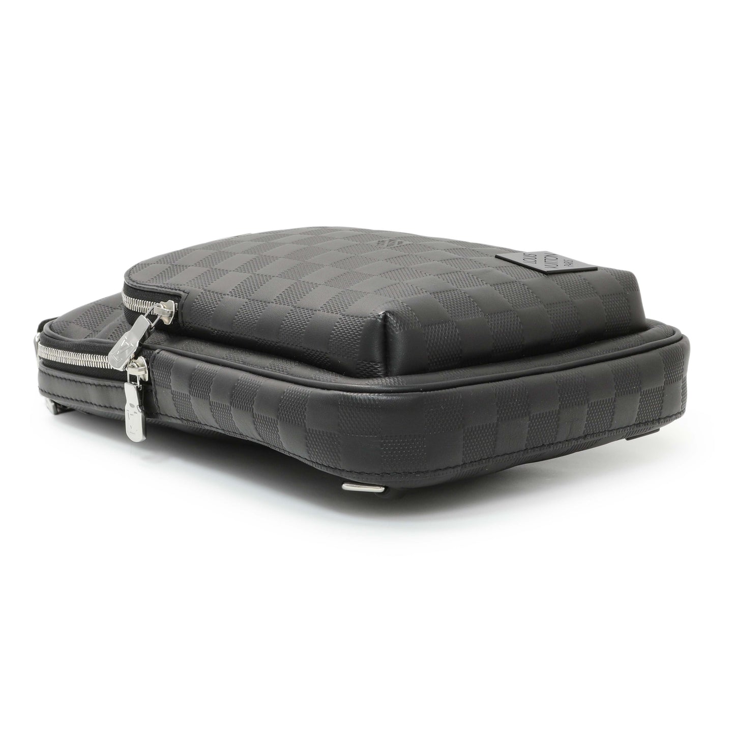 Exclusive Louis Vuitton Damier Onyx Avenue Sling Bag NM — Back View