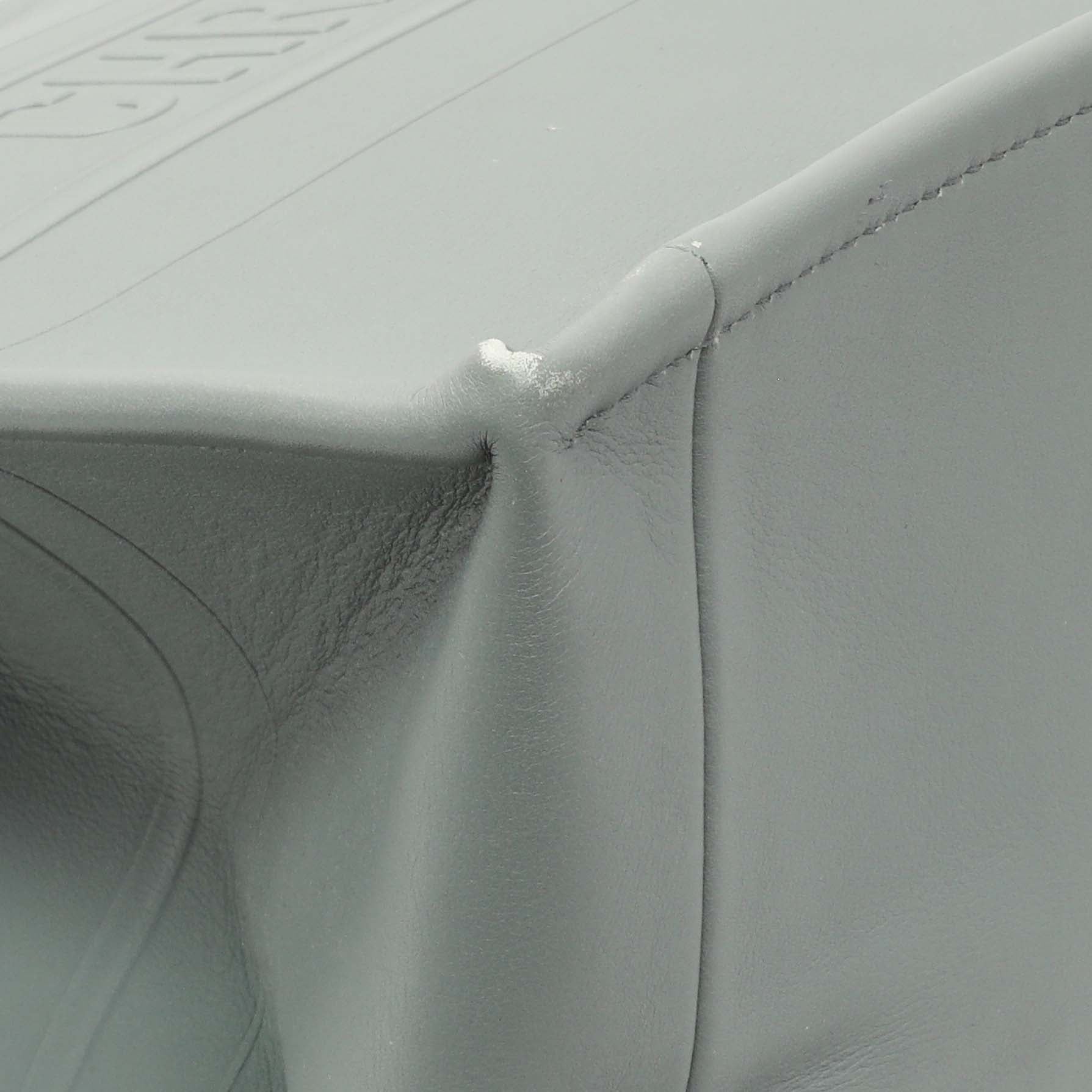 Exclusive Christian Dior Grey Calfskin Embossed Medium Book Tote — Top View