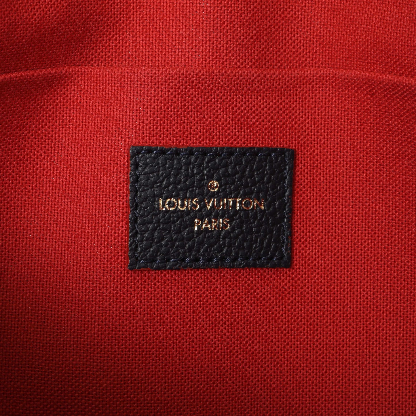 Exclusive Louis Vuitton Marine Rouge Empreinte Pochette Felicie Chain Wallet — Lifestyle View