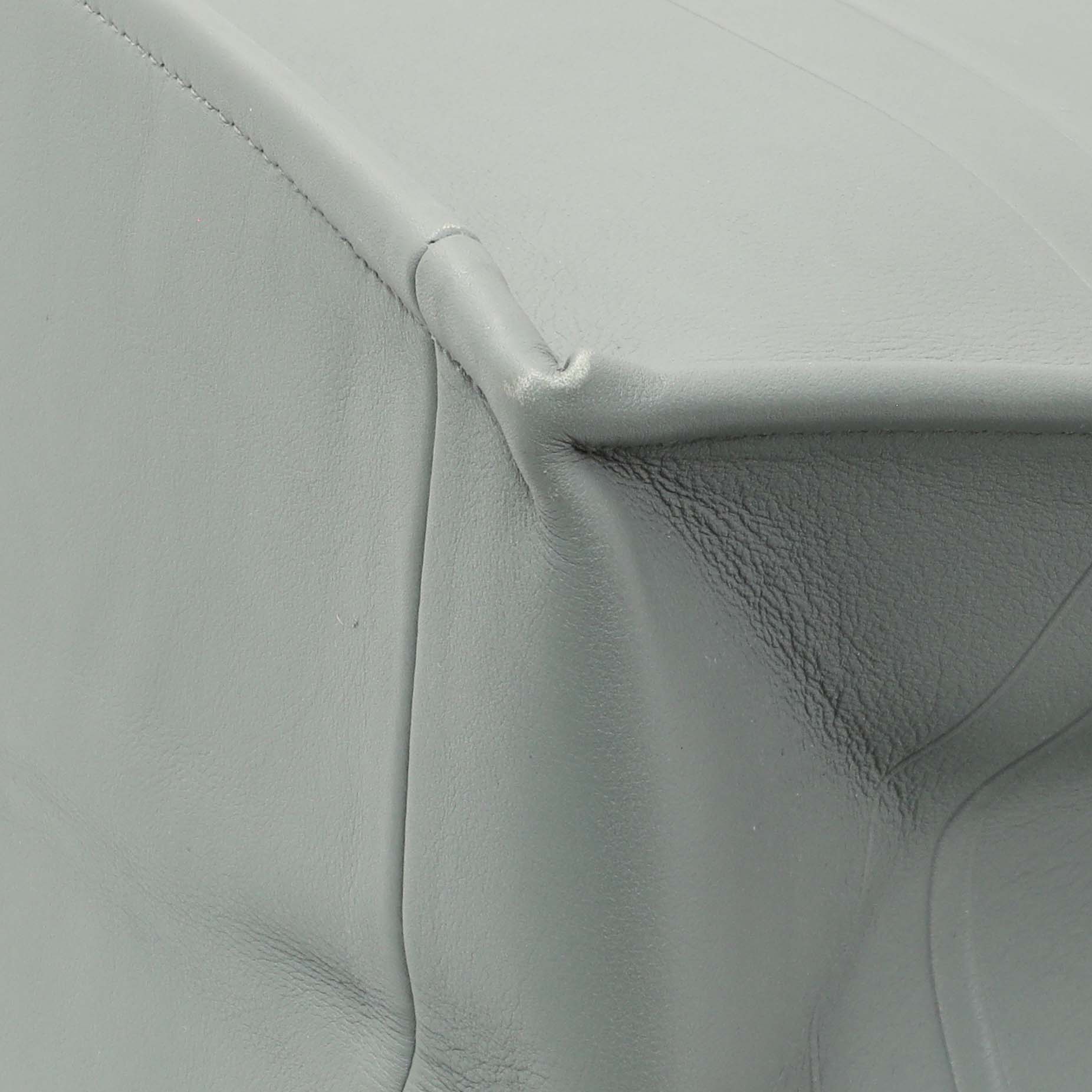 Exclusive Christian Dior Grey Calfskin Embossed Medium Book Tote — Alternate View 7