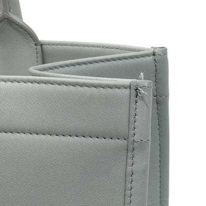 Exclusive Christian Dior Grey Calfskin Embossed Medium Book Tote — Alternate View 12