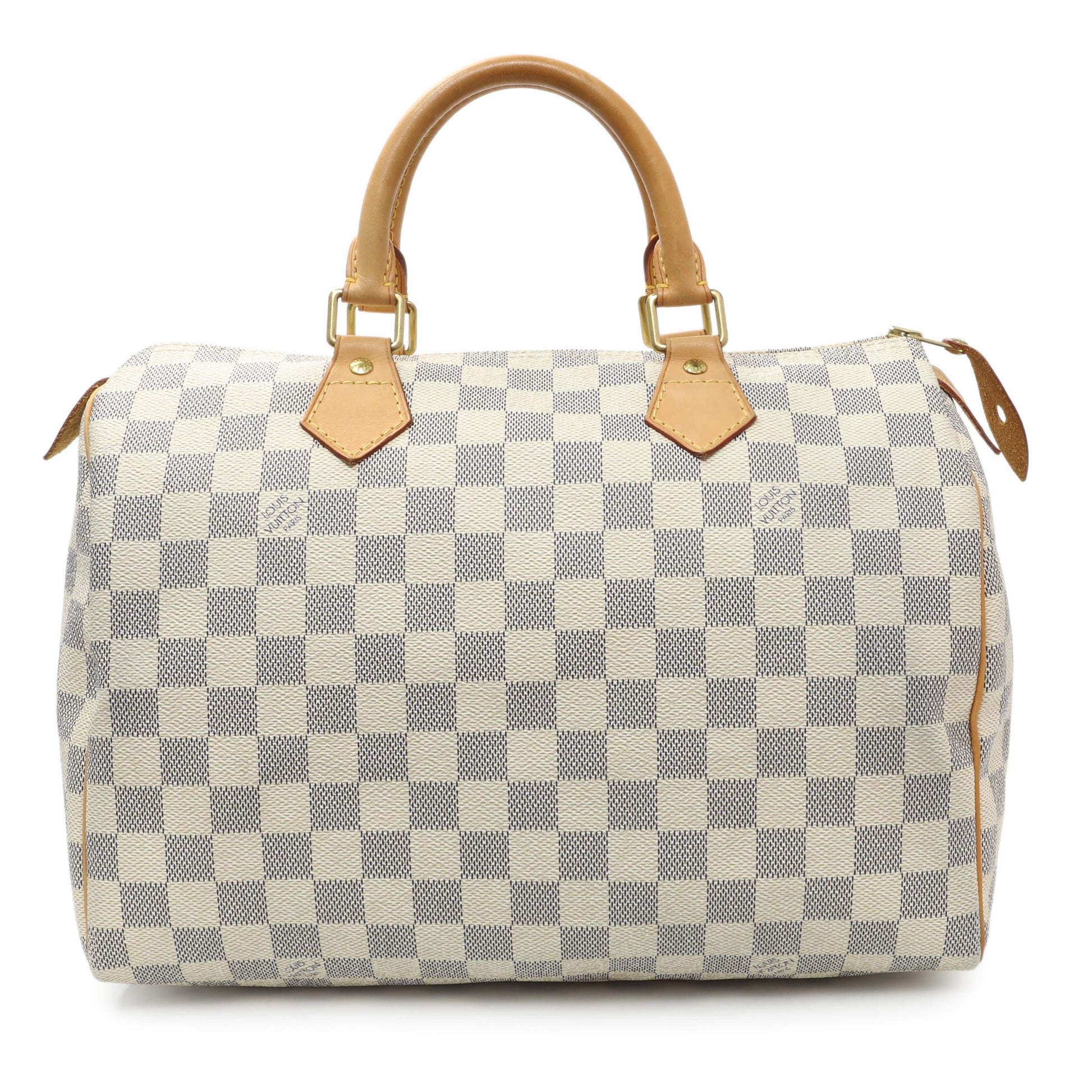 Exclusive Louis Vuitton Damier Azur Speedy 30 — Front View
