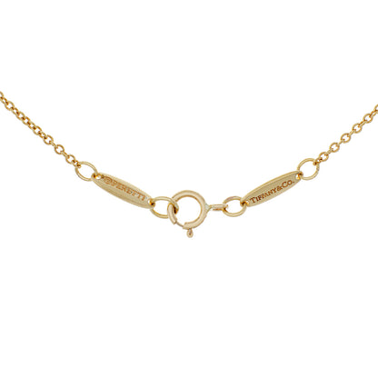 Exclusive Tiffany & Co. 18K Elsa Peretti Open Heart Triple Pendant Necklace — Back View