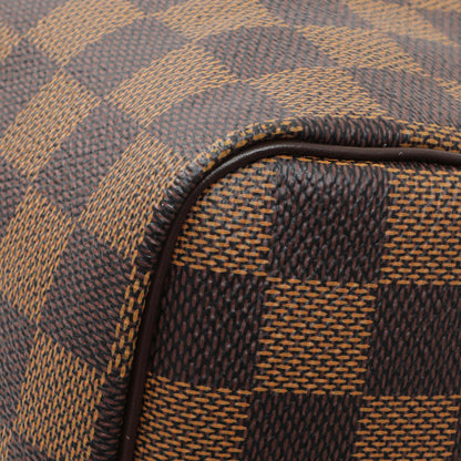 Exclusive Louis Vuitton Damier Ebene Speedy 35 — Detail View