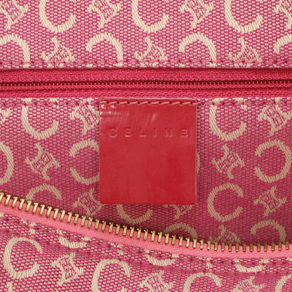 Exclusive Celine Pink Denim Macadam Boston Bag — Alternate View 11