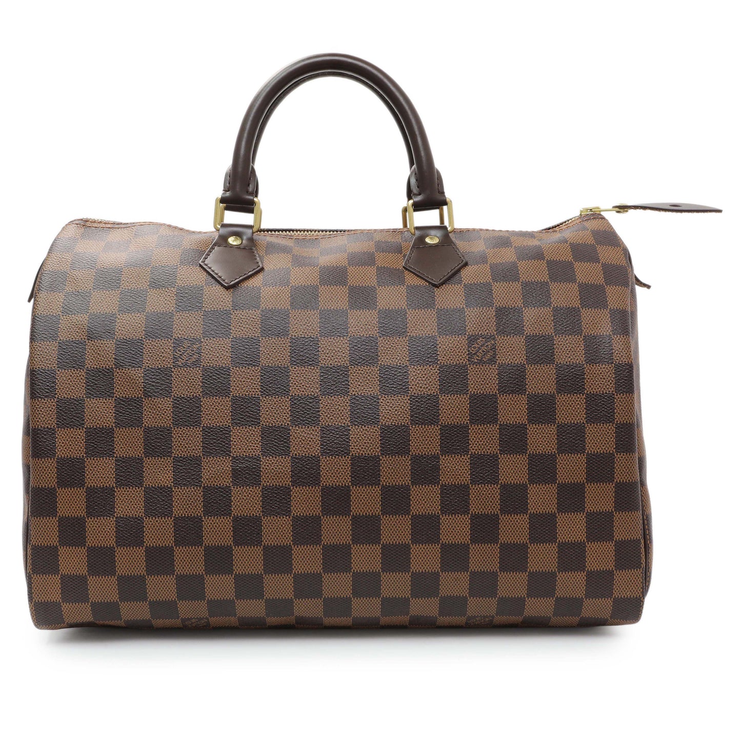 Exclusive Louis Vuitton Damier Ebene Speedy 35 — Front View