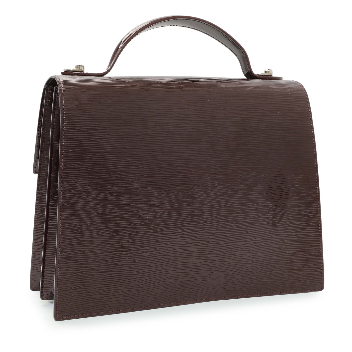 Exclusive Louis Vuitton Prune Electric Epi Sevigne GM — Side View
