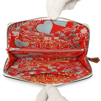 Exclusive Hermes New White Evercolor Silk'in Long Wallet — Alternate View 12