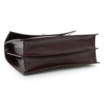Exclusive Louis Vuitton Prune Electric Epi Sevigne GM — Back View