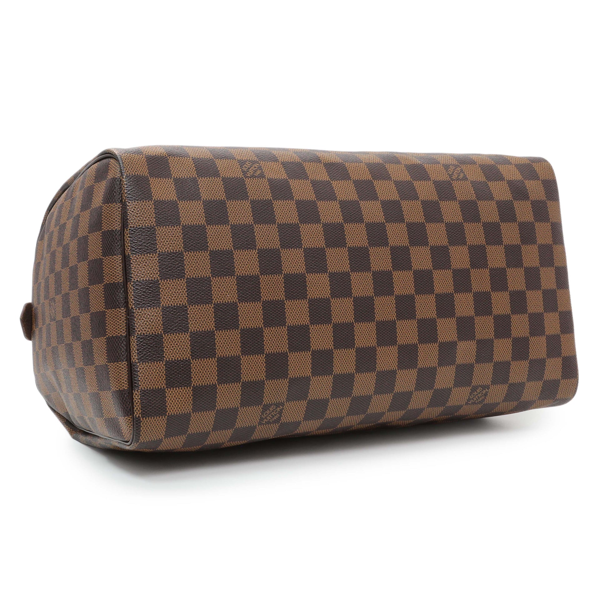 Exclusive Louis Vuitton Damier Ebene Speedy 35 — Back View