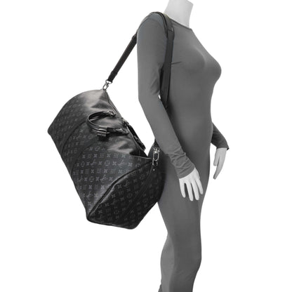 Exclusive Louis Vuitton Monogram Eclipse Keepall Bandouliere 55 — Alternate View 10