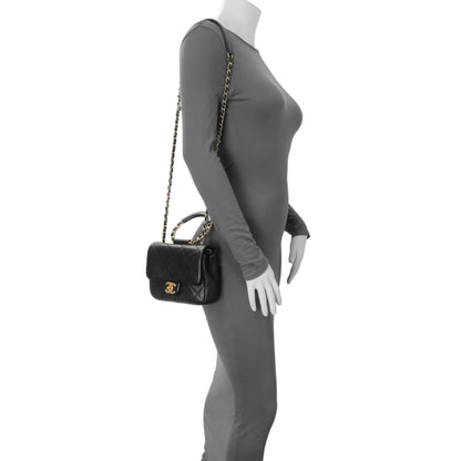 Exclusive Chanel Black Quilted Lambskin In The Loop Flap — Alternate View 7
