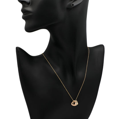 Exclusive Tiffany & Co. 18K Elsa Peretti Open Heart Triple Pendant Necklace — Detail View