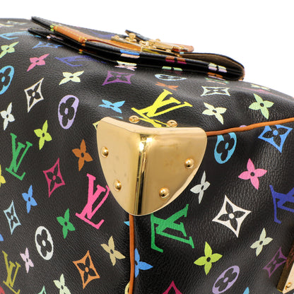 Exclusive Louis Vuitton Black Monogram Multicolor Speedy 30 — Detail View