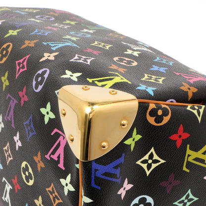 Exclusive Louis Vuitton Black Monogram Multicolor Speedy 30 — Alternate View 7