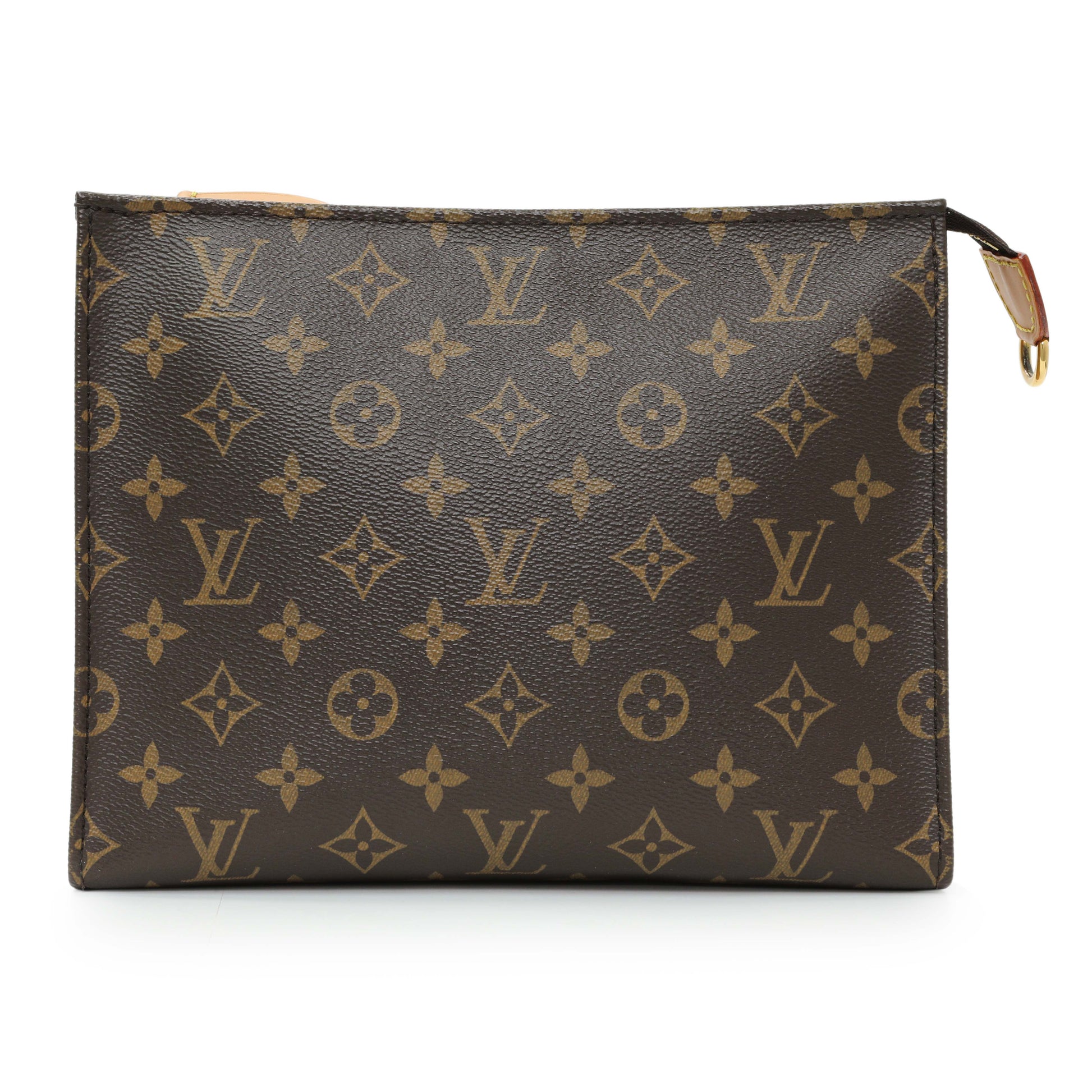 Exclusive Louis Vuitton Monogram Toiletry Pouch On Chain — Front View