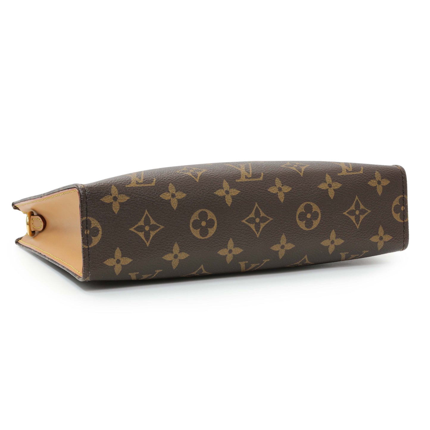 Exclusive Louis Vuitton Monogram Toiletry Pouch On Chain — Back View