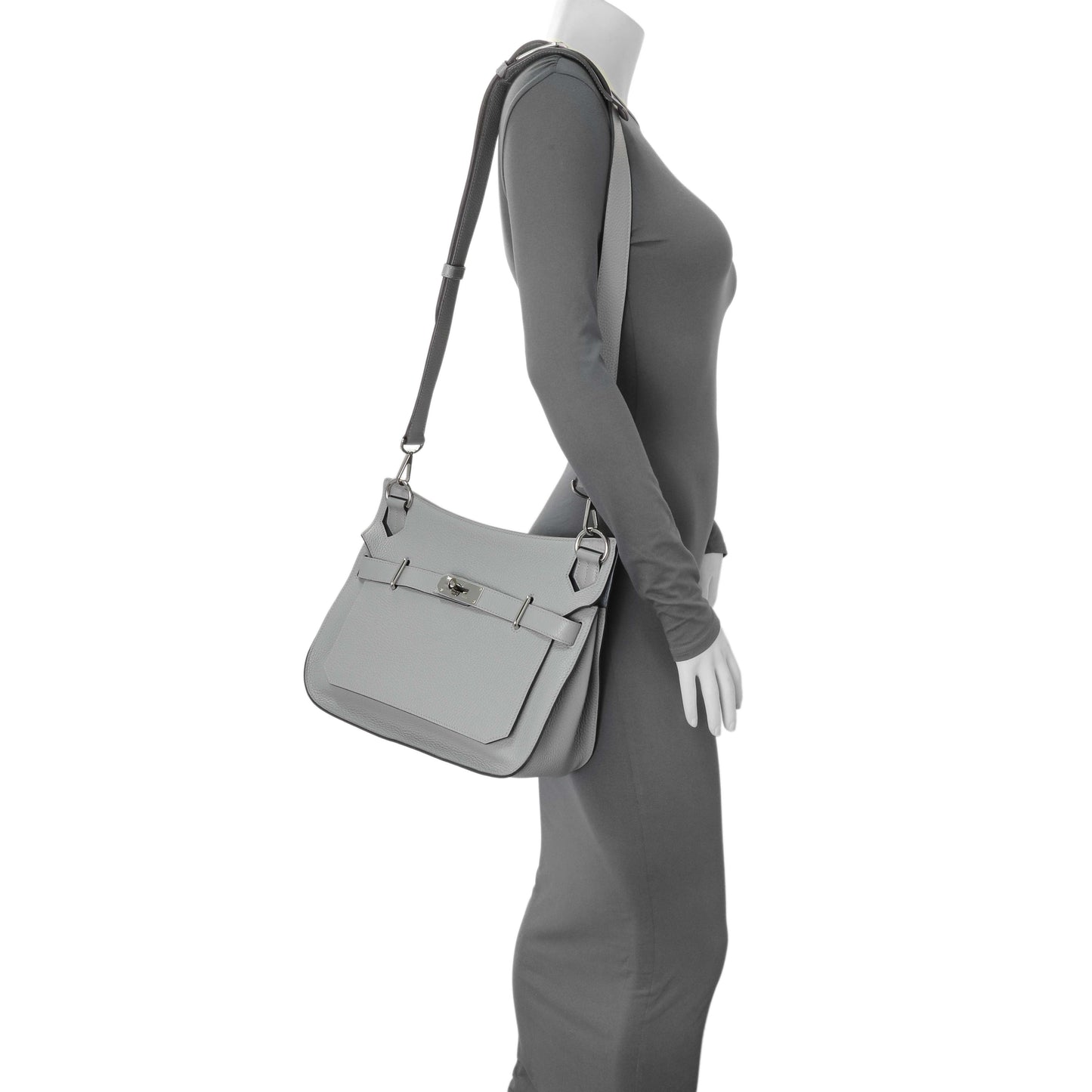 Exclusive Hermes Gris Mouette Clemence Jypsiere 31 — Alternate View 7