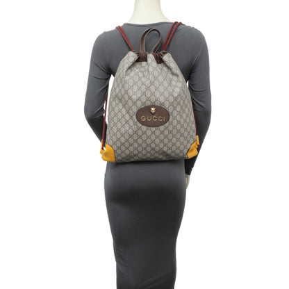 Exclusive Gucci GG Supreme Neo Vintage Drawstring Backpack — Alternate View 9