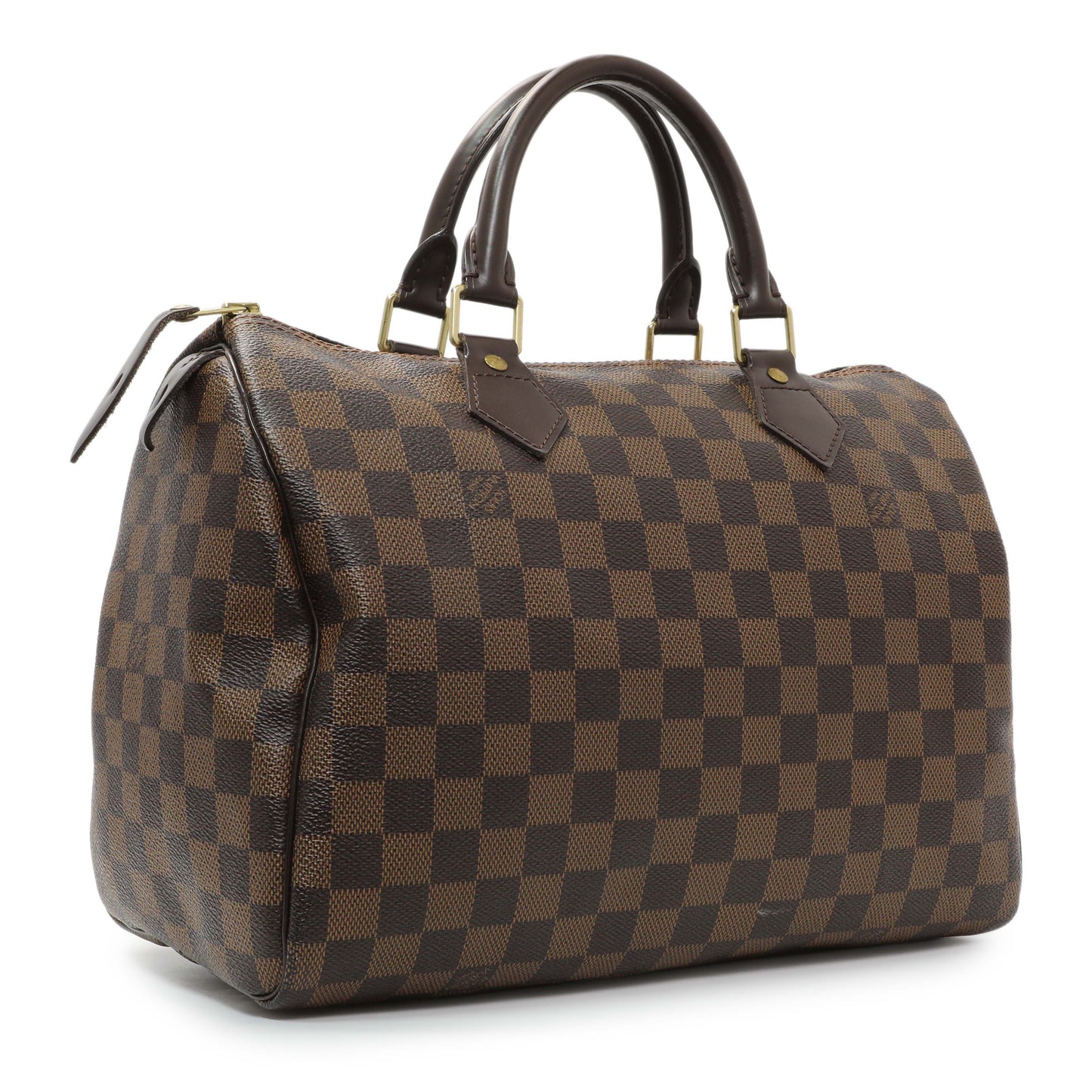 Exclusive Louis Vuitton Damier Ebene Speedy 30 — Side View