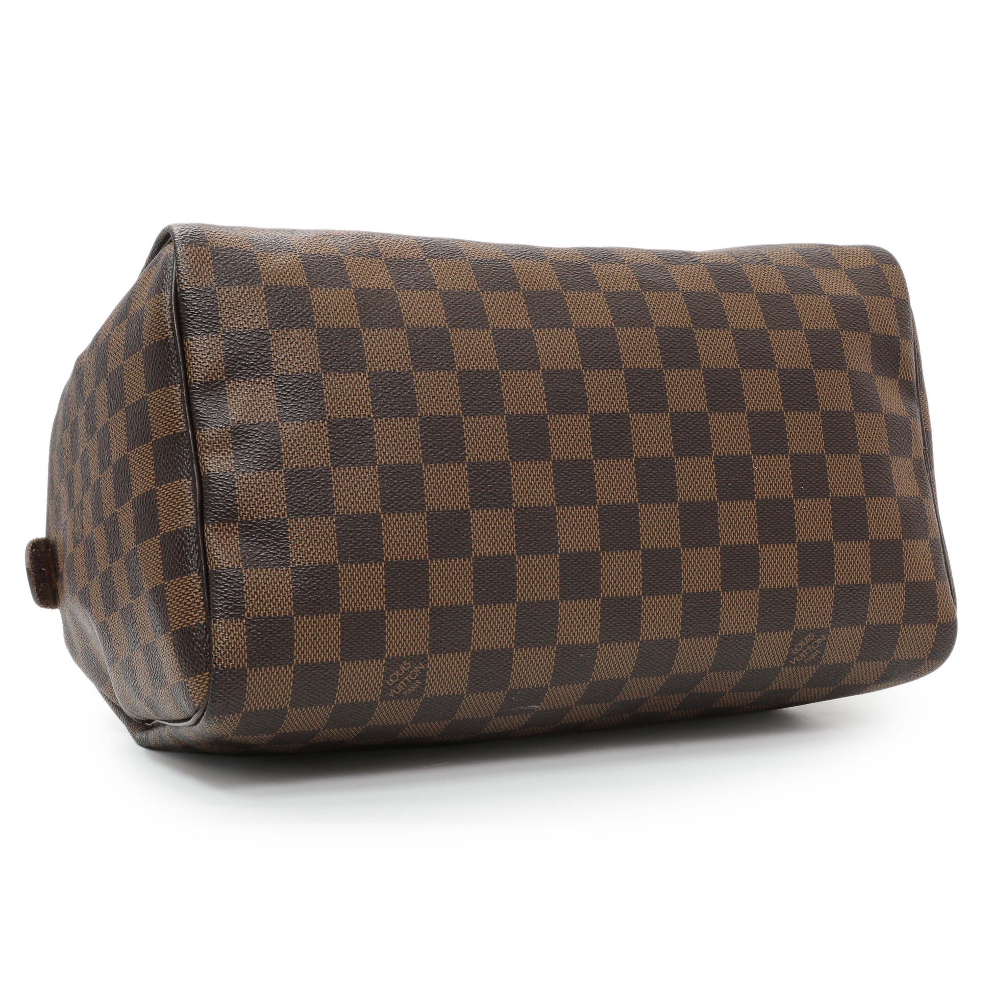 Exclusive Louis Vuitton Damier Ebene Speedy 30 — Back View