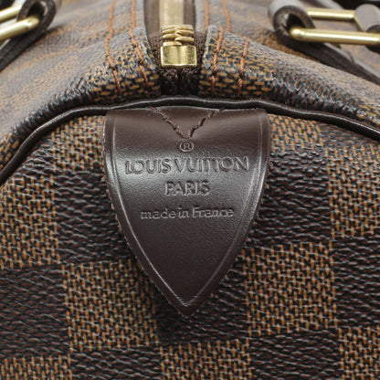 Exclusive Louis Vuitton Damier Ebene Speedy 30 — Alternate View 9
