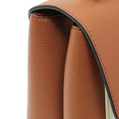 Exclusive Louis Vuitton Caramel Creme Black Soft Calfskin My Lockme Top Handle — Alternate View 10