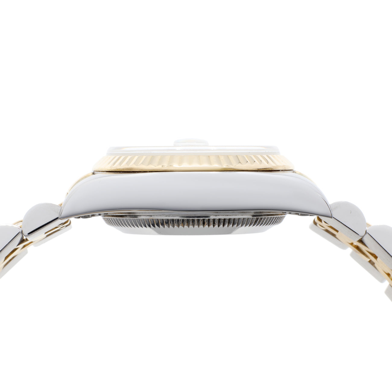 Exclusive Rolex 18K Yellow Gold Stainless Steel Ladies Datejust 69173 — Back View