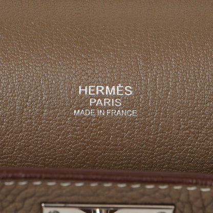 Exclusive Hermes Etoupe Taurillon Clemence Jypsiere 31 — Alternate View 10