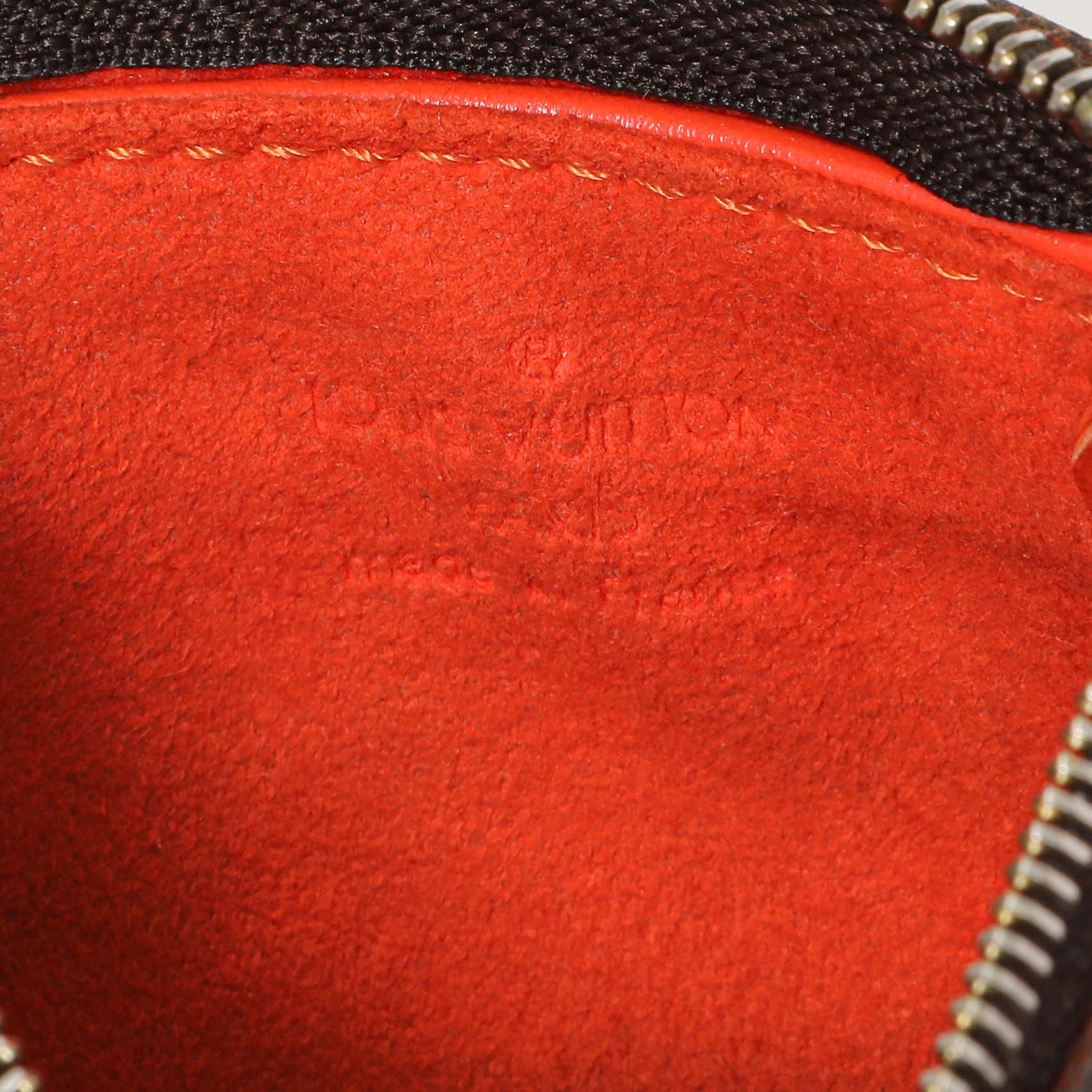 Exclusive Louis Vuitton Monogram Perforated Key Pouch — Detail View