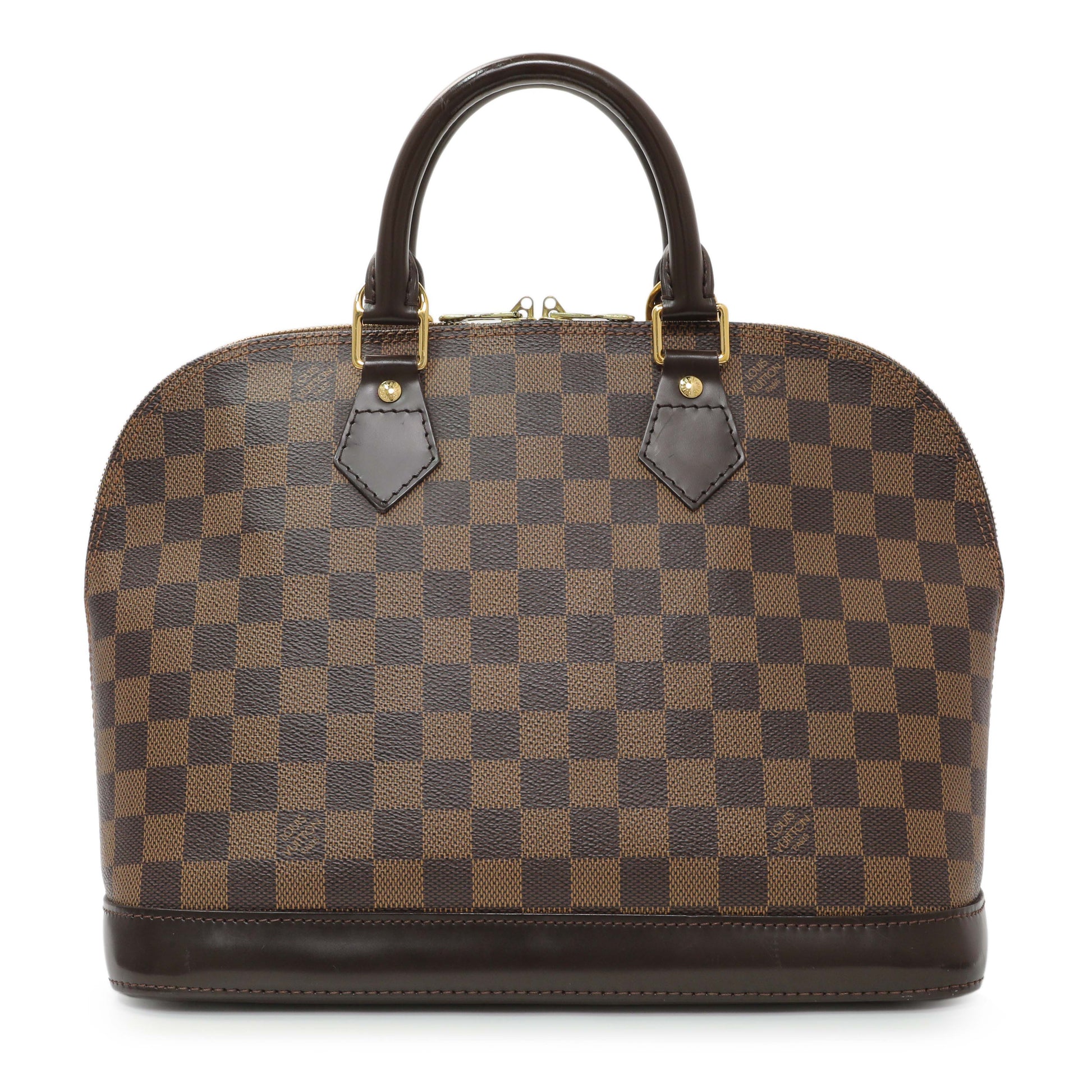 Exclusive Louis Vuitton Damier Ebene Alma PM — Front View