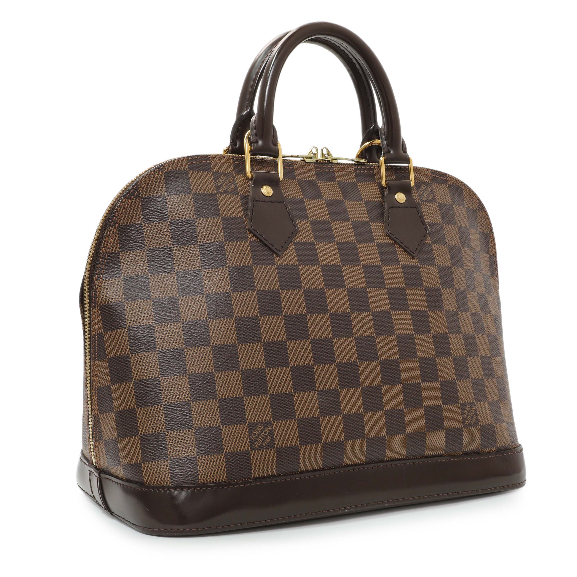 Exclusive Louis Vuitton Damier Ebene Alma PM — Side View
