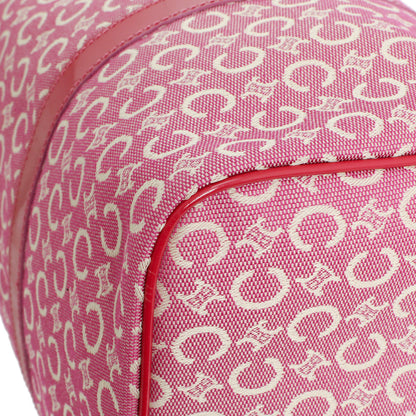 Exclusive Celine Pink Denim Macadam Boston Bag — Alternate View 9