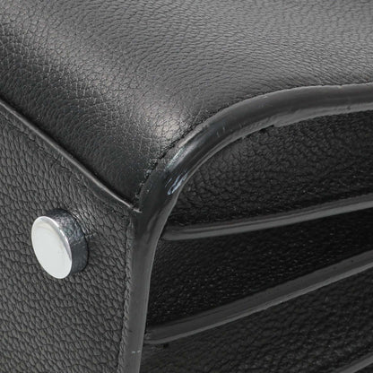 Exclusive Saint Laurent Black Grained Calfskin Nano Sac De Jour — Detail View