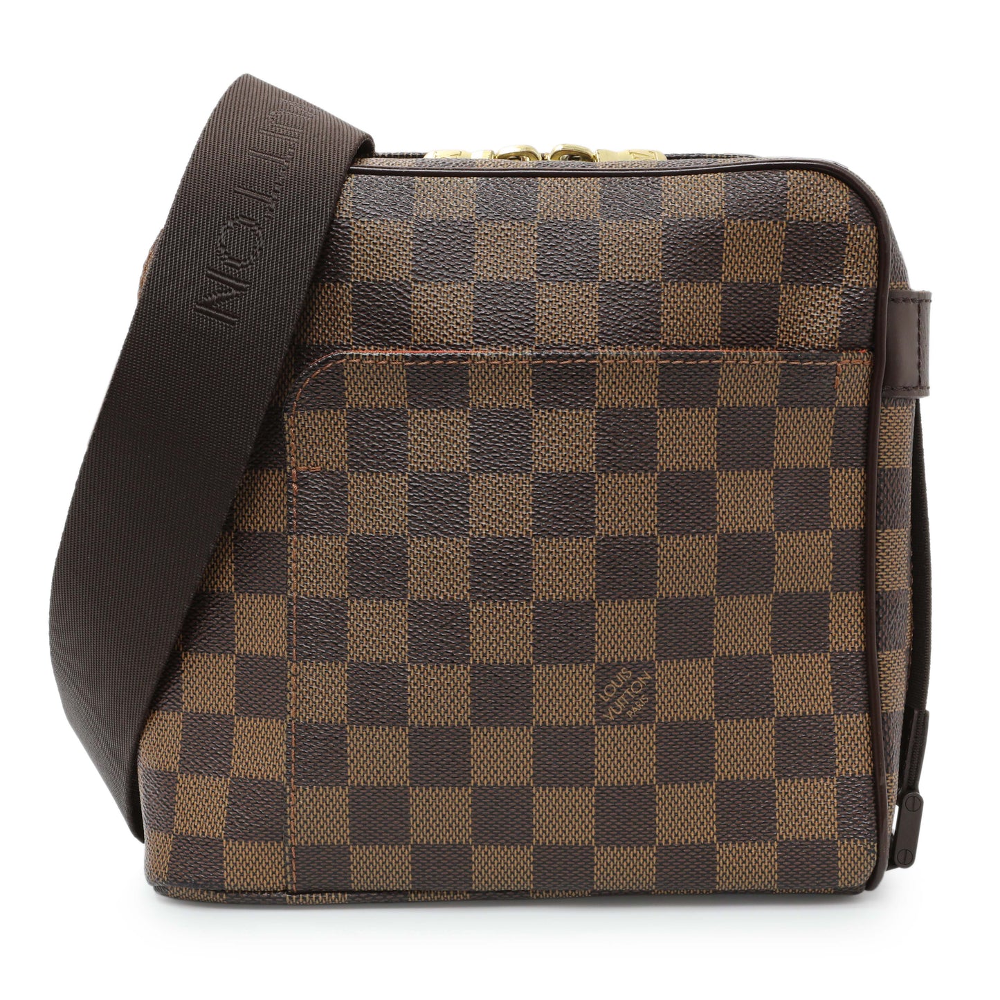 Exclusive Louis Vuitton Damier Ebene Olav PM — Front View
