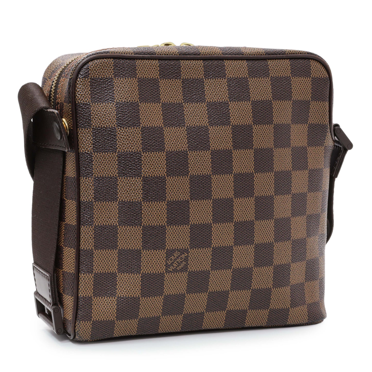 Exclusive Louis Vuitton Damier Ebene Olav PM — Side View
