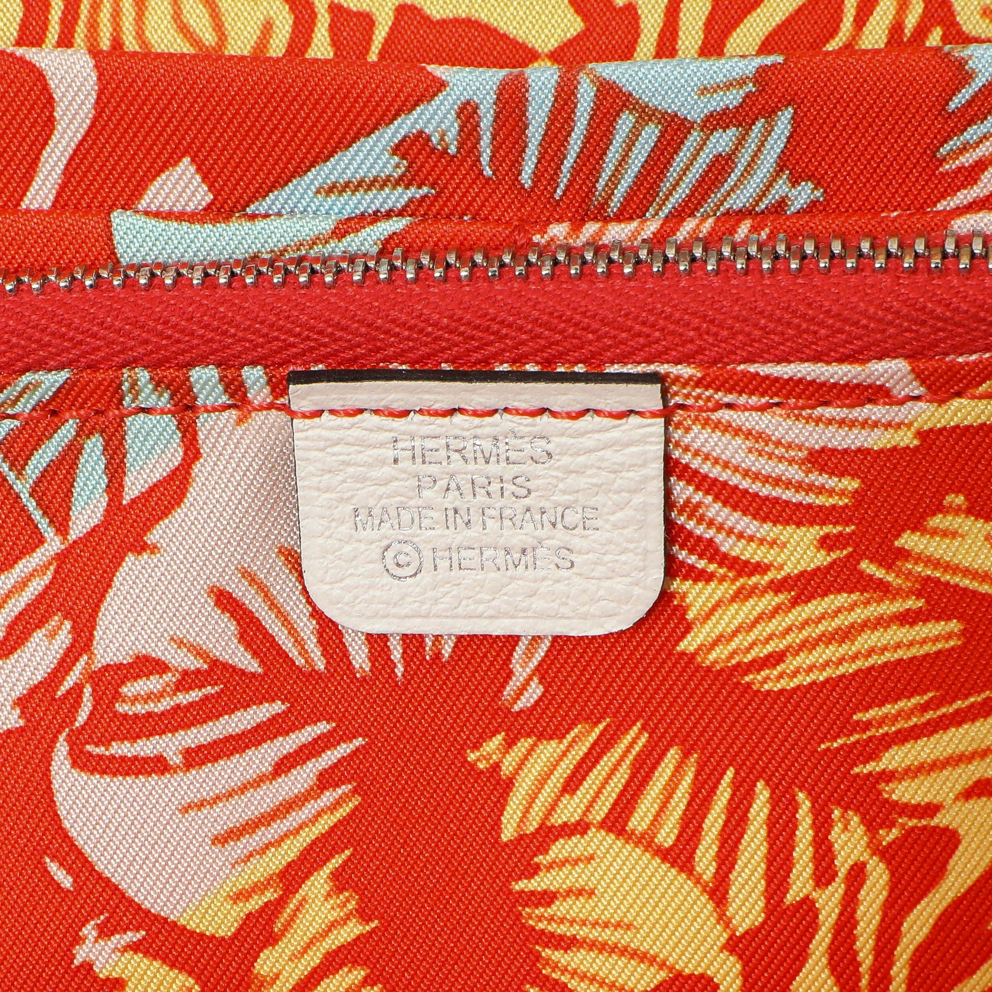 Exclusive Hermes New White Evercolor Silk'in Long Wallet — Alternate View 13