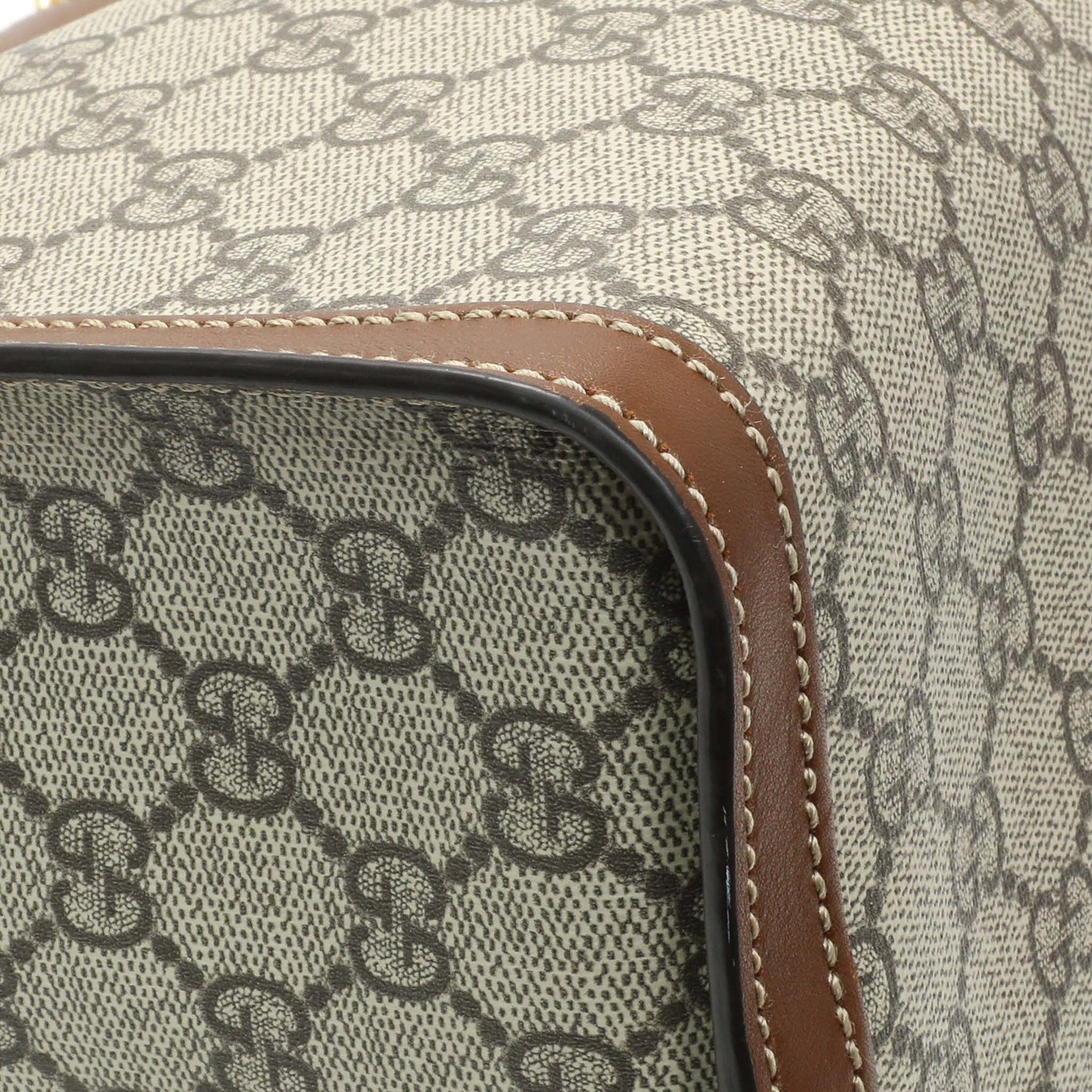 Exclusive Gucci GG Supreme Monogram Medium Padlock Tote — Lifestyle View