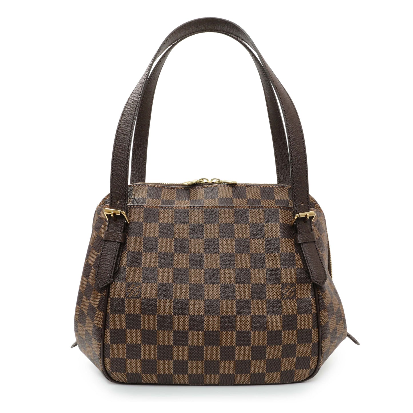 Exclusive Louis Vuitton Damier Ebene Belem MM — Front View