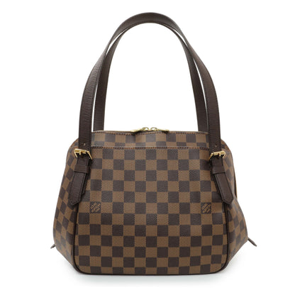 Exclusive Louis Vuitton Damier Ebene Belem MM — Front View