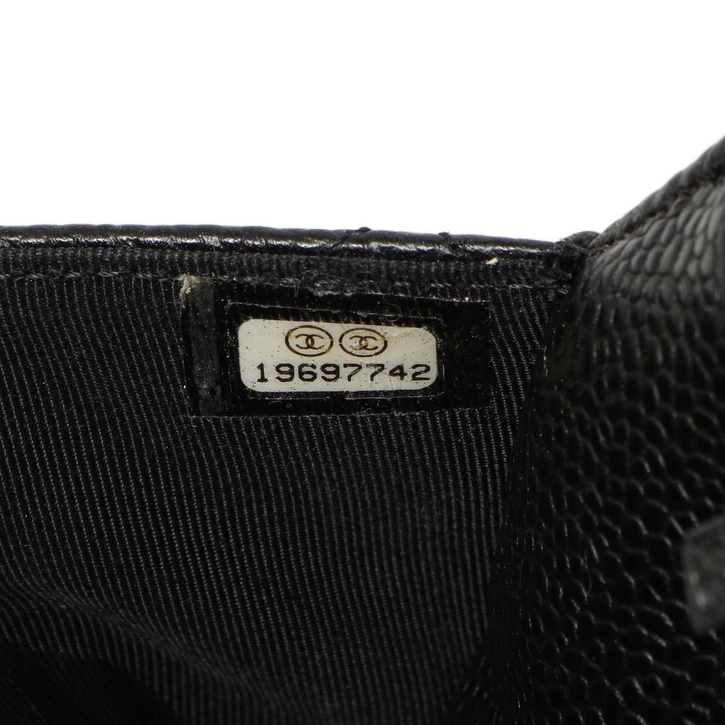 Exclusive Chanel Black Quilted Caviar Classic Wallet on Chain WOC — Lifestyle View