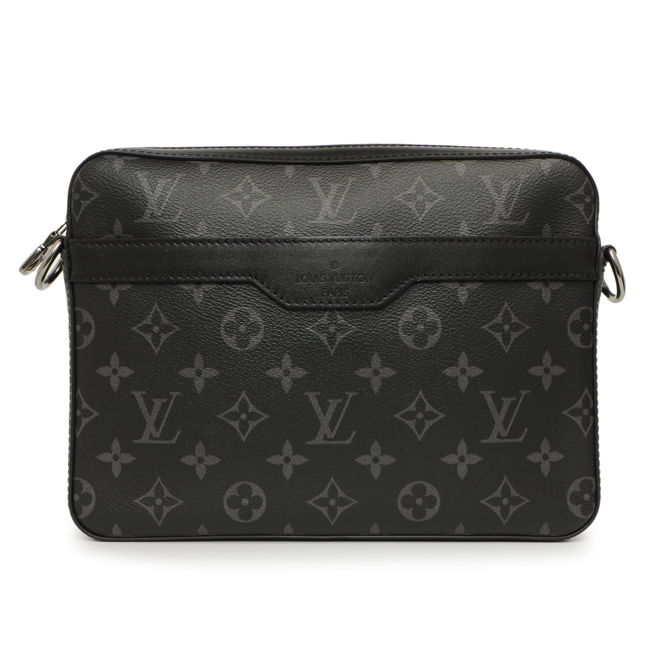 Exclusive Louis Vuitton Monogram Eclipse Reverse Trio Messenger — Side View