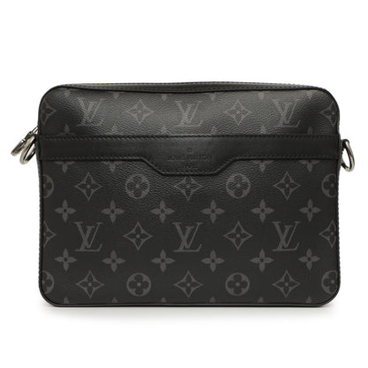 Exclusive Louis Vuitton Monogram Eclipse Reverse Trio Messenger — Side View