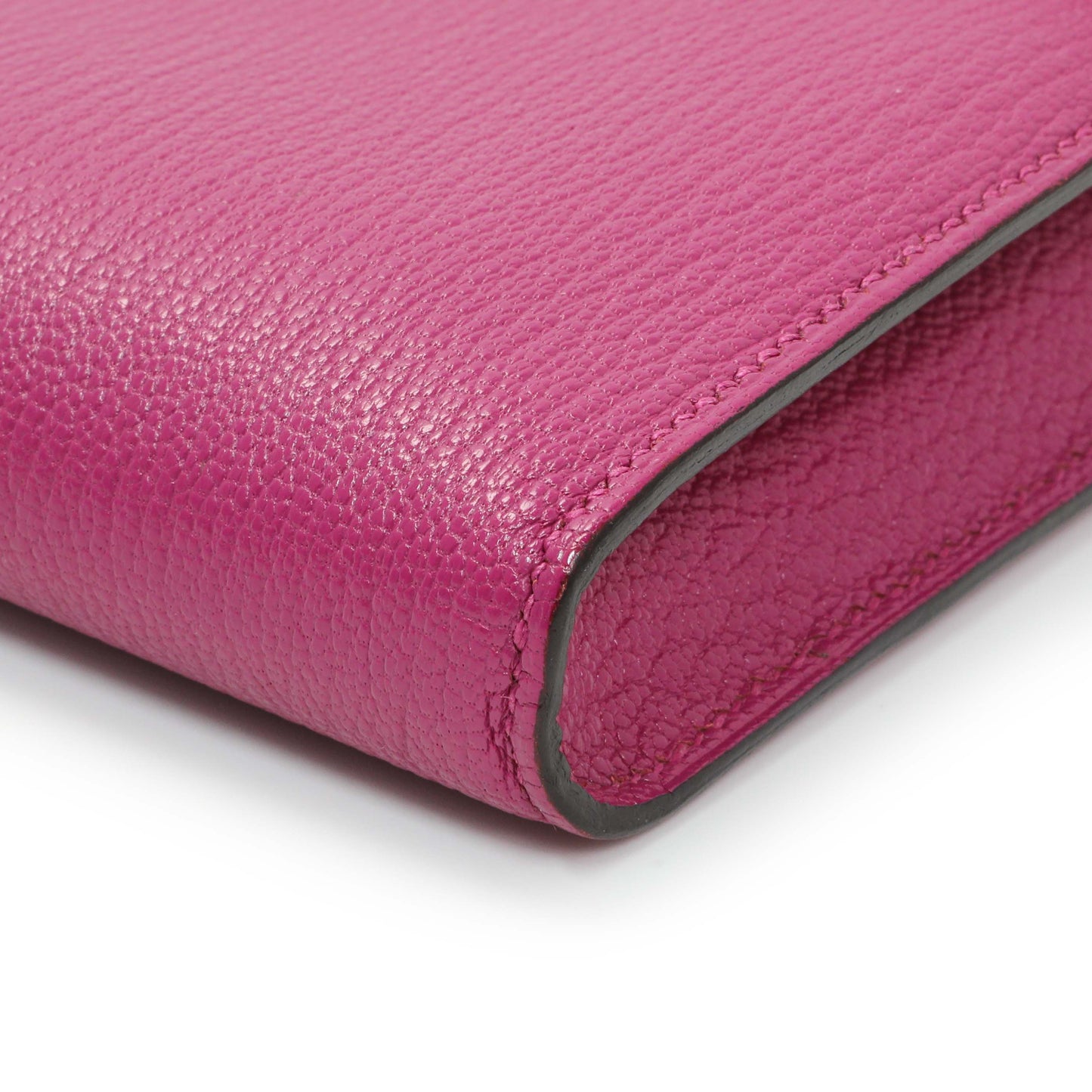 Exclusive Hermes Rose Pourpre Chèvre Mysore Clic 16 — Detail View